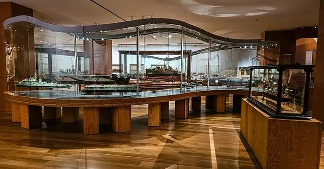Thomson Collection of Ship Models - lower level of the AGO.