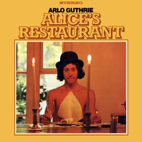 Album cover art for "Alice's Restaurant" by Arlo Guthrie