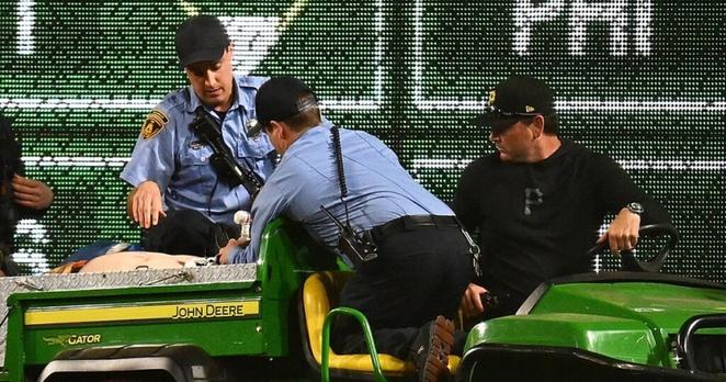 Man plunges from the stands at Pirates game