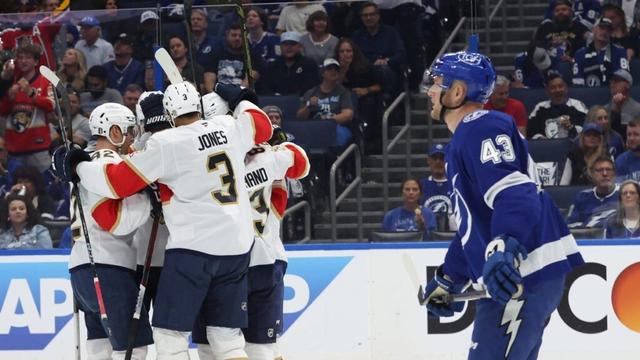 Florida Panthers oust Tampa Bay Lightning in first step of repeat bid