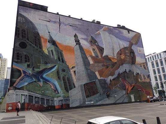 Artwork by Design Futura in Łódź, Poland