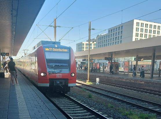 Hauptbahnhof Heidelberg, Gleis 7, S1 nach Osterburken