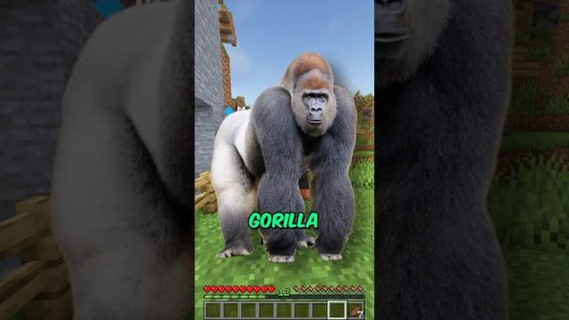 1 GORILLA gegen 100 MENSCHEN wer würde GEWINNEN?!… #minecraft #toobad #diesereinefreund