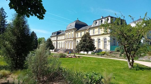 Beautiful Poppelsdorf Palace in the Botanical Gardens belonging to the University of Bonn