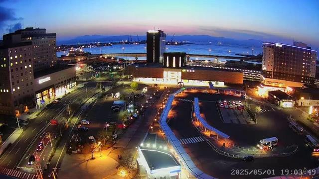 【Live-Japan】函館駅前ライブカメラ① #函館 #HAKODATE #函館湾 #JR函館駅