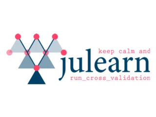 JuLearn-Logo mit dem Untertitel (auf Englisch) "Keep calm and run_cross_validation".