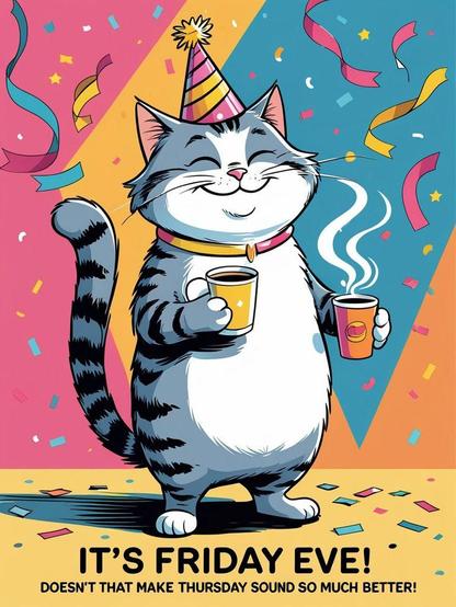 it's Friday Eve! Doesn't that make Thursday sound so much better?
