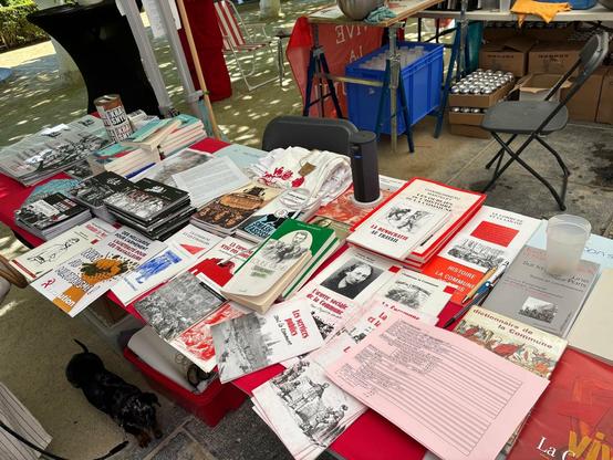 Notre stand au Mont des Arts à Bruxelles