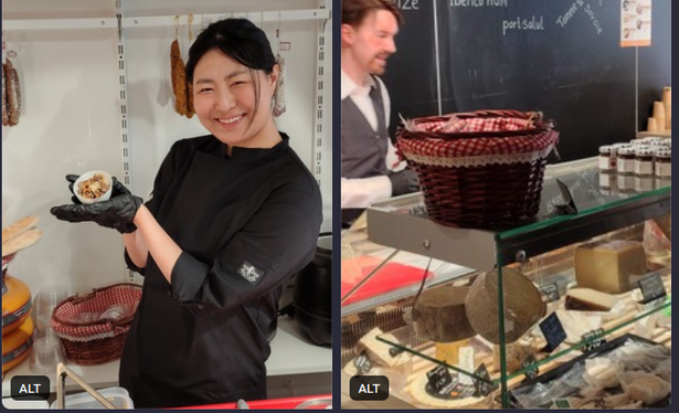 Deli-shop in Purmerend, The Netherlands, promoting Korean specialities