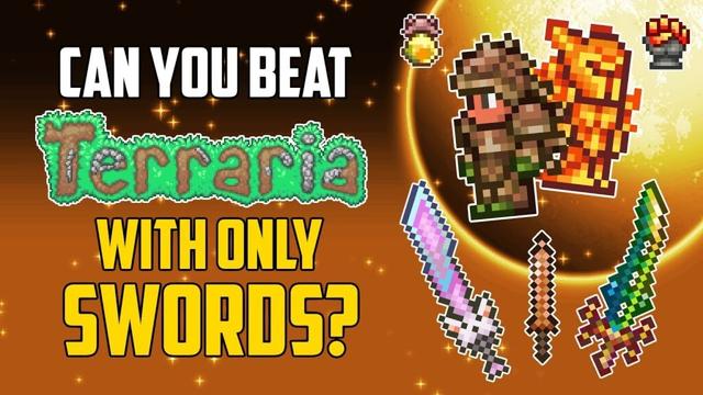 Can You Beat Terraria With Only Swords? | HappyDays