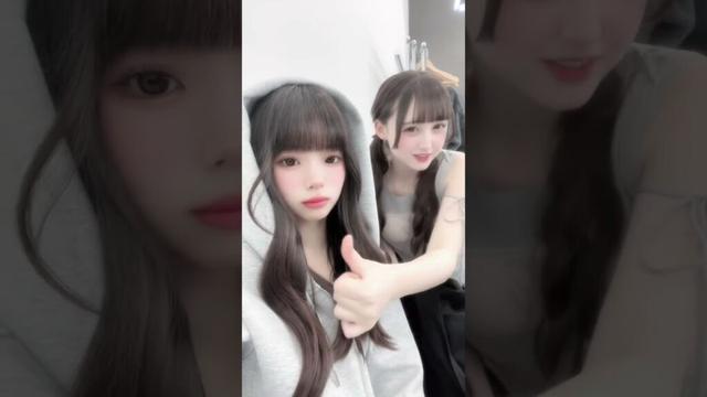 のあだーいすき💚💚💚ビジュいいじゃん🎶 #idol #ilife #空詩かれん #若葉のあ @若葉のあ