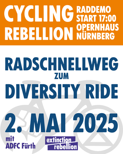 Sharepic für die Raddemo am 2. MAI 2025