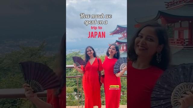 Japan Travel Budget 😍 #sistersvsglobe #japan #japantravel