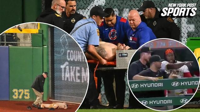 Terrifying moment at Pirates game as fan falls from stands 🙏