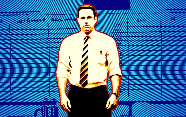 Ben Affleck in The Accountant thinking "Remember: autism makes you stand like a robot"