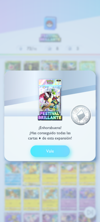 expansión de pokemon pocket 

expansión: festival brillante
