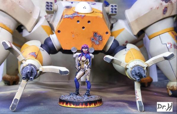 Szalamandra pilot stands in front of my HAW206 tank.