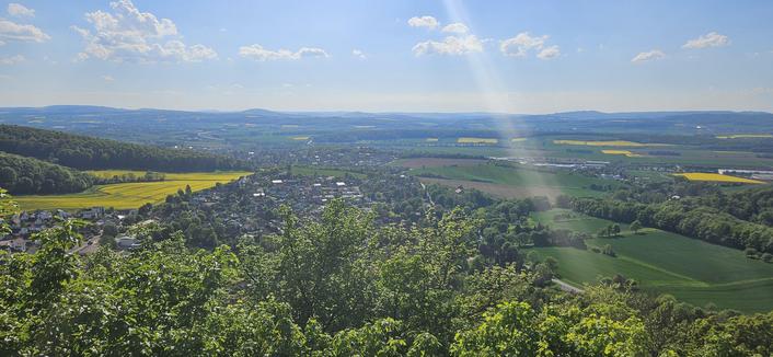 Blick ins Leinetal.
