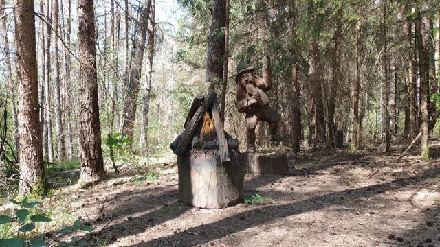 Skulptur von Rumpelstilzchen