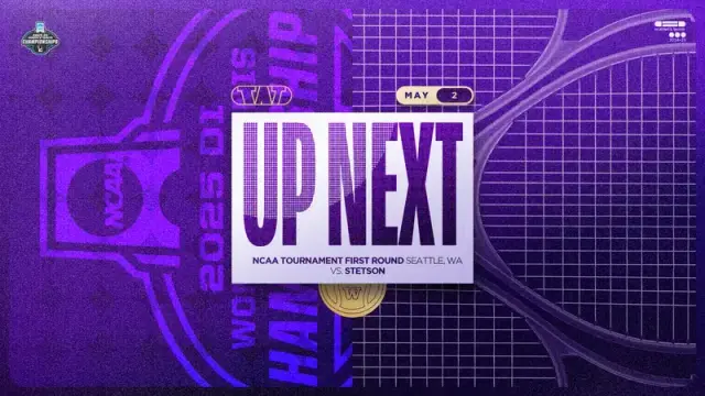 Huskies Play Host To Stetson In NCAA First Round Matchup On Montlake