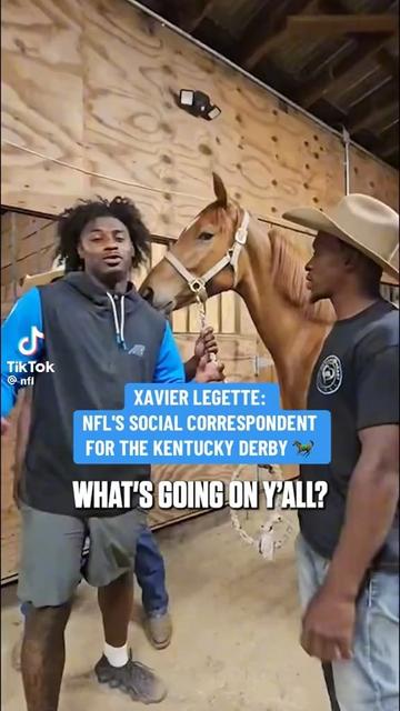 XL is going to be the NFL’s social correspondent for the Kentucky Derby!
