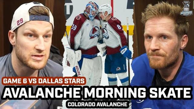 MacKinnon & Landeskog FOCUSED For Avs HUGE Do or Die Game 6 vs Stars