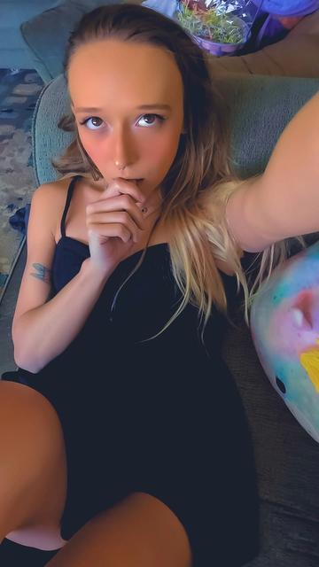 I was sprawled out on the couch, wearing this little black dress that hugs all the right places. One strap slipping off my shoulder, my fingers teasing my lips like I know exactly what you’re thinking. My eyes are locked on the camera, wide and inviting—like I’m silently daring you to come closer. My hair’s messy in that perfect, effortless way, and there’s just enough thigh showing to make your imagination run wild. It’s intimate, soft, and just a little bit dangerous.

You caught me in a moment… now imagine what happened after I set the phone down.