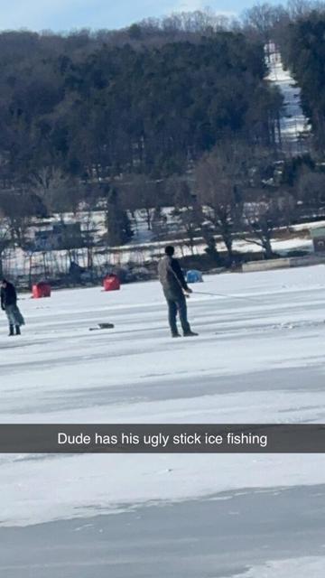 Ugly stick ice fishing 🎣 #WNY