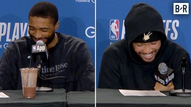 Jalen Brunson & Mikal Bridges Talks Game Winner & Facing the Boston Celtics | 2025 NBA Playoffs