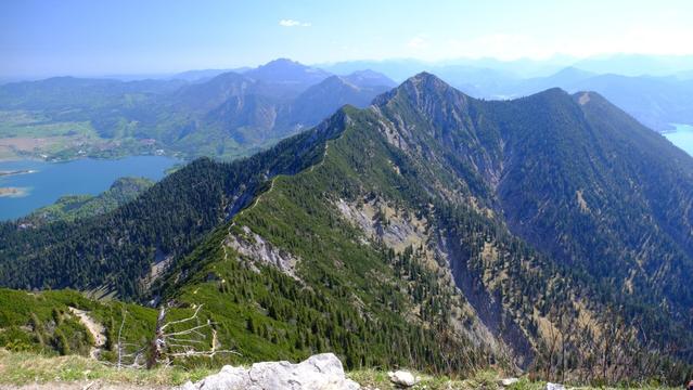 Der Gratwanderweg von Heimgarten zum Herzogstand.