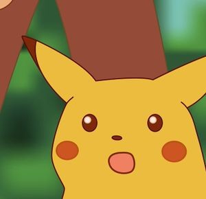 surprised pikachu face