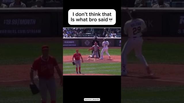 私はそれがBroが言ったことだとは思わない💀#mlb #baseball #pitch #pitching #angels #losangeles #seattle