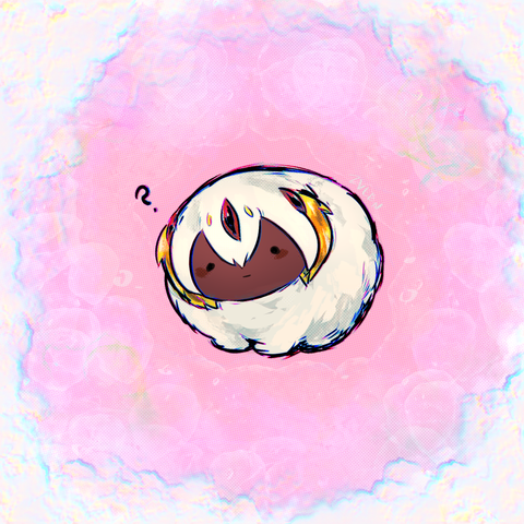 Faputa as a furball, confused