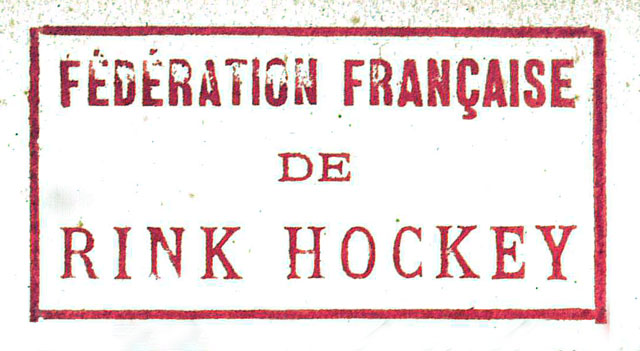 Tampon de la Fédération Française de Rink Hockey (1926-1932)