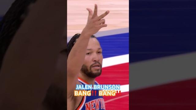 JALEN BRUNSON. CLUTCH PLAYER OF THE YEAR. #nba #jalenbrunson #knicks #basketball #shorts