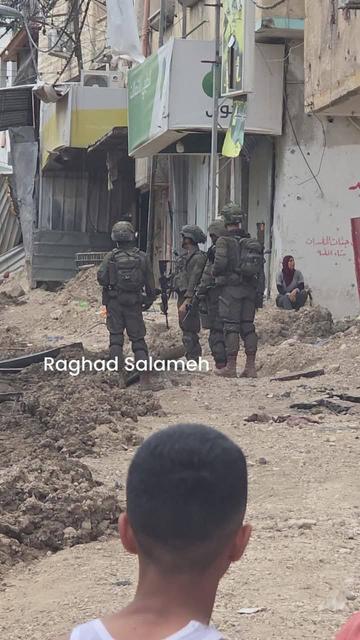 occupation soldiers patrolling Tulkaram