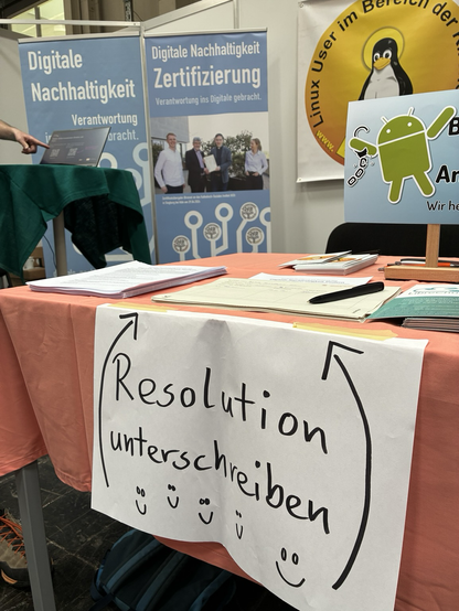 Resolution für digitale Nachhaltigkeit auf dem Kirchentag