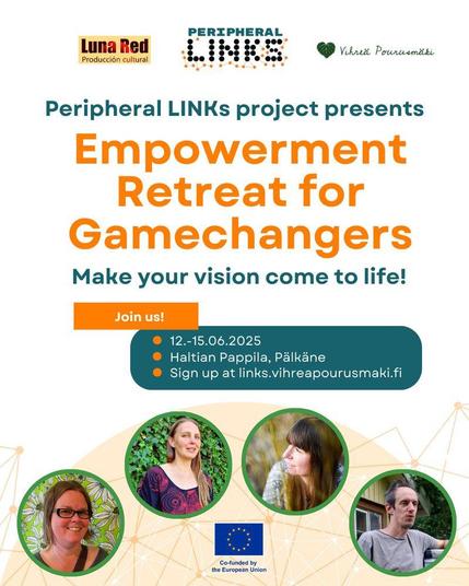 Empowerment retreat for changemaker / gamechangers flyer