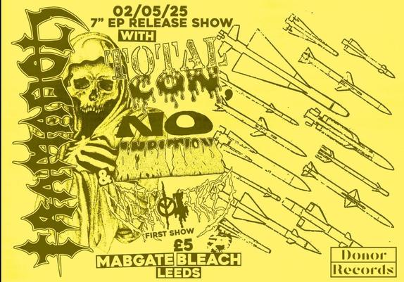 tonight! 

Flyer for Tramadol EP launch at Mabgate Bleach 

#Deathtrippers #Tramadol #Friday #Music #Gigs #Leeds