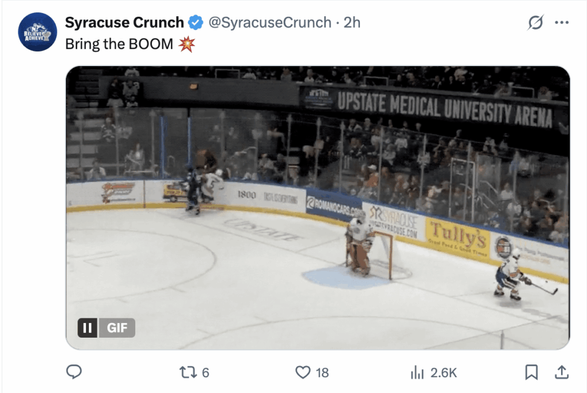 And we brought the broom