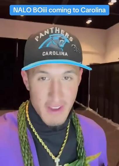 immediately after being drafted, my guy says “Panther Nation,” “Uptown Charlotte,” and “Keep Pounding” 💙 OOU