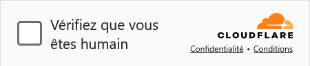 Vérifiez que vous êtes humain