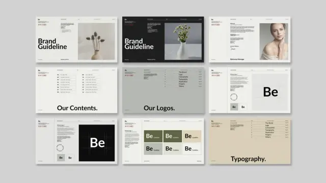 Adobe InDesign Brand Guidelines Presentation Template by GraphicArtist