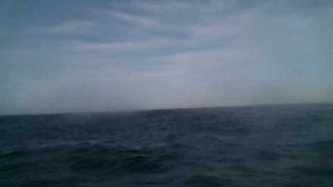 This is an image captured by a buoy floating at sea.