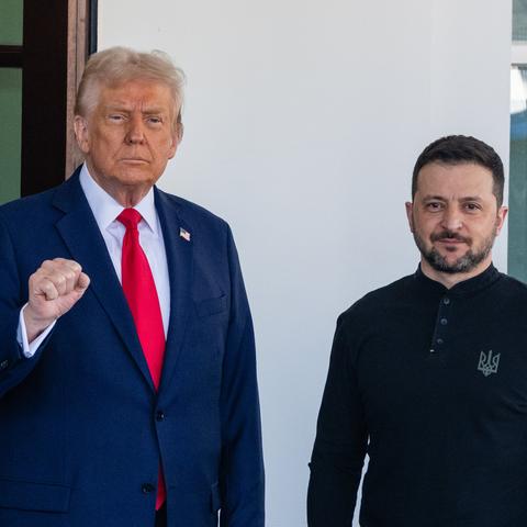 President Trump berated President Volodymyr Zelensky of Ukraine at the White House in February.