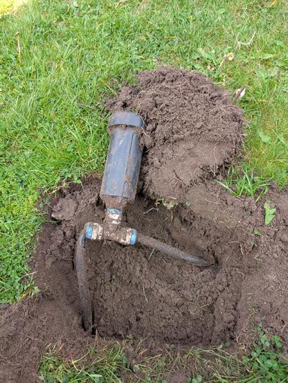 deel van installatie om tuin te besproeien