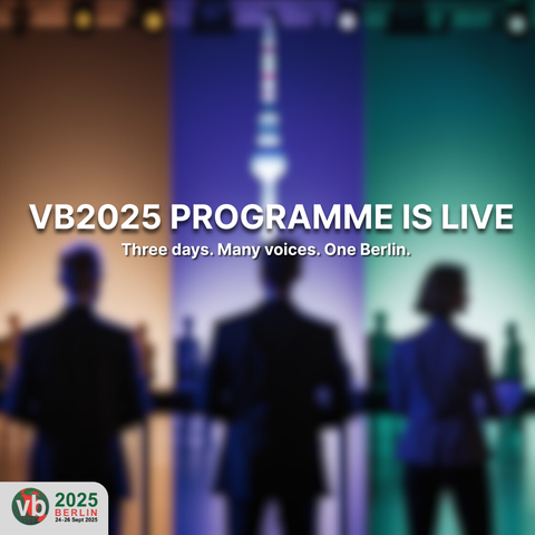 VB2025 programme is live
Three days. Many voices. One Berlin.
VB2025 Berlin 24-26 September 2025