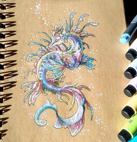 Mermay 2020
A rainbow sea dragon.