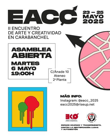 Convocatoria final para participar en el Encuentro de Arte y Creatividad de Carabanchel