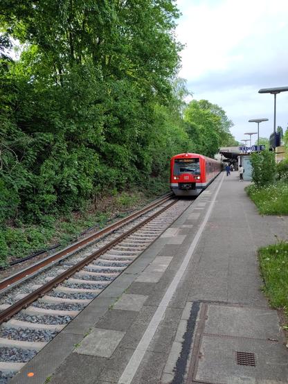 bild einer einfahrenden sbahn